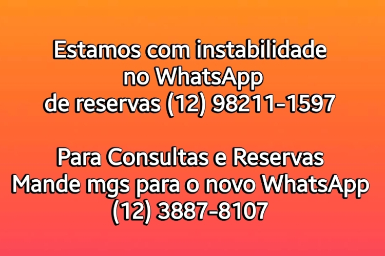 Novo WhatsApp de Reservas